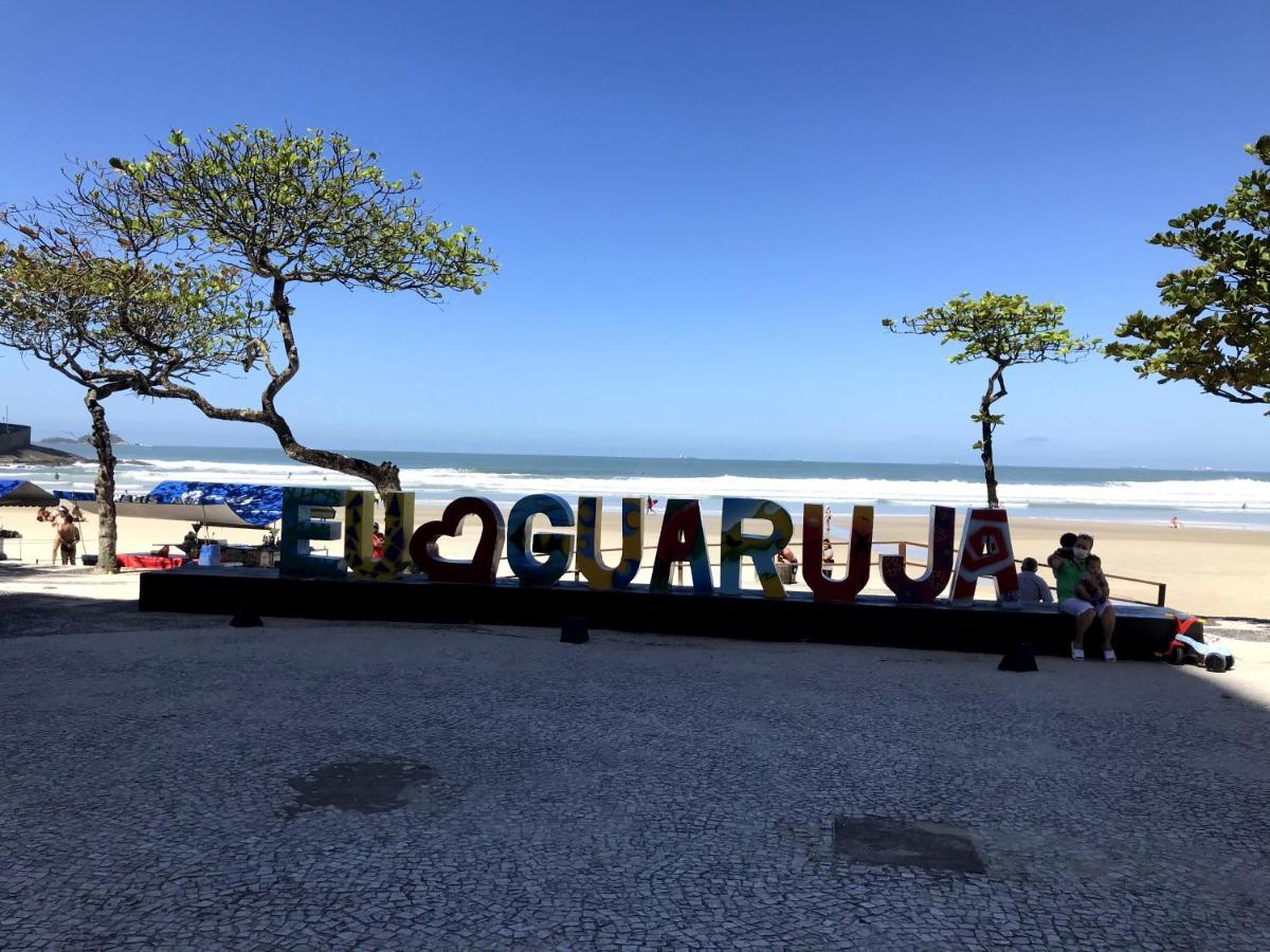 瓜鲁雅Pitangueiras, Frente Ao Mar Com Servico De Praia公寓 外观 照片